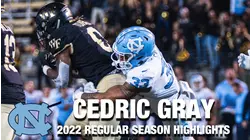 Cedric Gray 2022 Regular Season Highlights | North Carolina LB