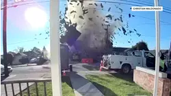 Doorbell Camera Captures Massive Home Explosion in California