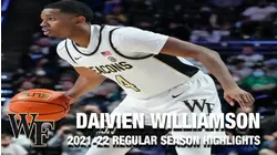 Daivien Williamson Regular Season Highlights | Wake Forest Guard