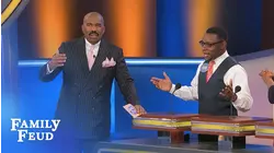 Uh huh... THAT'LL leave you BREATHLESS!!! | Family Feud