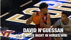 Virginia Tech's David N'Guessan Has Career Night In Hokies Win