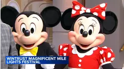 Mickey and Minnie preview Mag Mile Lights Parade!