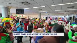 Children from New Jersey hospitals take 'Fantasy Flight' to the North Pole