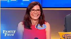 LOL! Hubby's in a pin-up calendar! They posed him doing WHAT??? | Family Feud