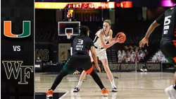 Miami vs. Wake Forest Women's Basketball Highlights (2020-21)