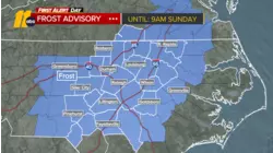 Frost Advisory: First Alert Overnight Forecast
