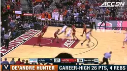 Virginia's De'Andre Hunter Lights Out vs. Louisville