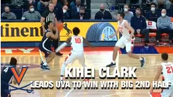 Kihei Clark Leads Virginia To Win With Big 2nd Half