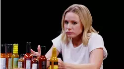 Kristen Bell Ponders Morality While Eating Spicy Wings