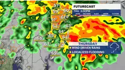 STORM WATCH: Sizable storm brings wind-driven rains on Thursday
