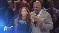 ANGIE AIN'T MESSIN'! | Family Feud