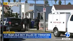 17-year-old boy killed after possible homemade firework malfunctions in South LA, police say