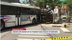 NJ Transit bus, PSE&G truck collision in Newark injures 14