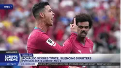 Cristiano Ronaldo becomes the first player to score in six World Cups