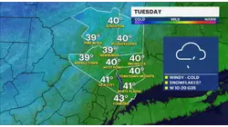 Bundle up! A blast of arctic air will bring the coldest weather of the season so far