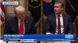 Hegseth defends double boat strike as Trump says operations could extend to land