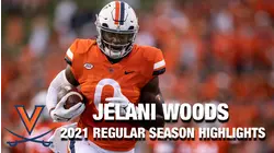 Jelani Woods 2021 Regular Season Highlights | Virginia TE