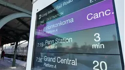 Rail repairs completed, service restored after train strikes car east of Farmingdale