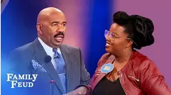 Steve Harvey is so confused by this answer! | Family Feud