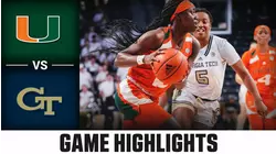 Miami vs. Georgia Tech Women's Basketball Highlights (2022-23)
