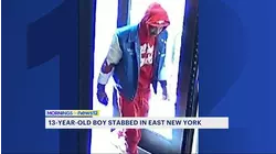 13-year-old boy stabbed in East New York; suspect on the run 