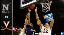 Navy vs. Virginia Men's Basketball Highlights (2021-22)