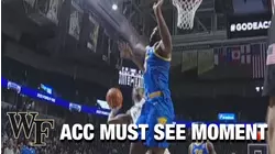 Wake's Alondes Williams' One-Armed Layup And Foul | ACC Must See Moment