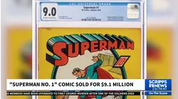 Superman No. 1 comic book sells for $9.1 million