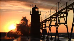 South Haven Lighthouse, South Haven, Michigan featuring Jim Croce, Band of Horses, The Beatles, and Cat Stevens