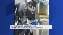 Three sought for beating, robbing man aboard 2 train in Flatbush