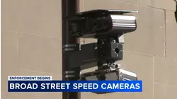 Speeding drivers now face $100 ticket after Broad Street speed cameras activated