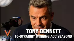 Tony Bennett On UVA's 10 Straight Winning ACC Seasons