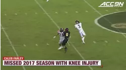 Virginia Tech's Caleb Farley Shines In Collegiate Debut