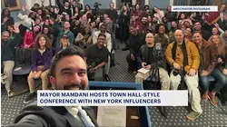 News 12 takes a look inside the mayor's influencer-only press conference