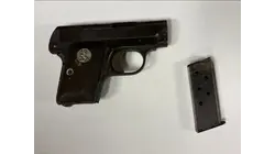 Police recover 100-year-old Colt handgun from suspect during weekend arrest