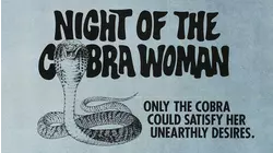 Night Of The Cobra Woman