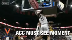 Kadin Shedrick's Blocked Shot Gets Virginia Fans On Their Feet | Must See Moment