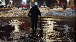 Water main break in Morrisania floods roads; DEP crews investigate source