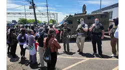 Overnight arrests as protests stretch into day six outside Newark detention center