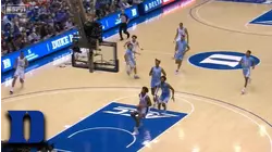 Duke's Vernon Carey Jr. Outruns UNC For A Dunk