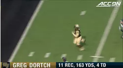 Wake Forest WR Greg Dortch Is Unstoppable vs. Rice