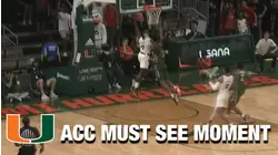 Miami's Bensley Joseph's First Career Dunk Is A Monster | ACC Must See Moment