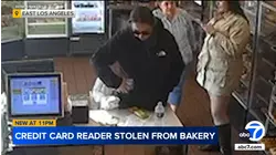 Woman swipes credit card reader from East LA bakery, video shows