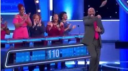 Crystal's NSFW answer makes Steve Harvey throw his card!