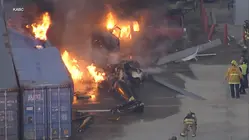 Helicopter crashes near scene of deadly bus crash