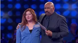 Pam goes wild for the Woodson fam's 1st Fast Money!