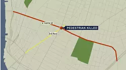 Pedestrian fatally struck by box truck in Mott Haven