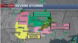 Texas town uses snowplows after 2 feet of hail follows temperature drop