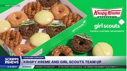 Krispy Kreme, Girl Scouts team up for cookie-inspired doughnuts