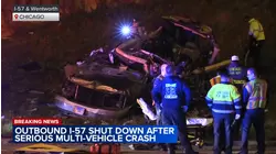 OB I-57 shutdown after serious multi-vehicle crash, ISP says